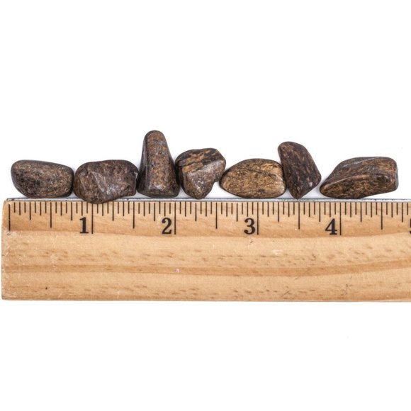 1/2 lb Small Tumbled Bronzite Gemstone Crystals Bulk Gems Wholesale Rocks Crafts - Picture 2 of 5